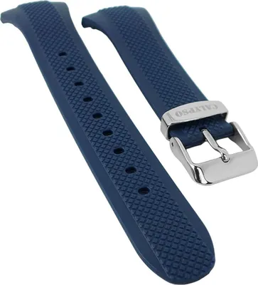 Produktbild von Uhrenarmband Kunststoff dunkelblau Calypso K6063/2 K6063/alle