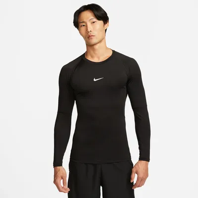 Produktbild von Nike M Np Df Tight Top Ls Black/White Black/White S