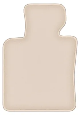 Produktbild von DURBAN Beige Velours-Fahrerfußmatte für BMW 6 G32 GT Gran Turismo (2017-)