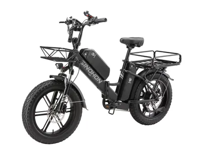 Produktbild von SINOHON Delivery Pro Max E-Bike – Doppelakku, 120km Reichweite, 25km/h, SHIMANO 7-Gang – Für Zusteller & Stadtverkehr