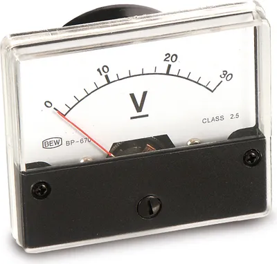 Produktbild von Drehspul-Einbauinstrument, 0...30 V-