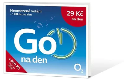 Immagine prodotto di Carta prepagata Go di O2 al giorno