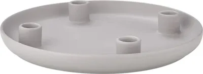 Produktbild von Blomus Kerzenhalter -VELA- Farbe Satellite Größe L Form rund Ø 27 cm, 67152, Shop Exclusive