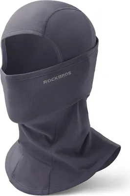 Immagine prodotto di ROCKBROS passamontagna autunno inverno per sport all'aperto bicicletta moto passamontagna riflettente antivento antipolvere, grigio cemento