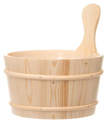 Produktbild von Holzeimer für die Sauna, Plastikeinsatz, 4 l