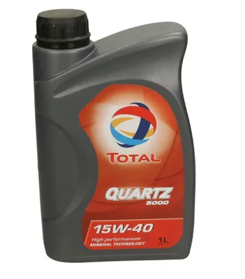 Produktbild von 1 Liter TOTAL 15W-40 Quartz 5000 API SL ACEA A3/B3 API CF MB 229.1 VW 501 01 PSA B71 2295 VW 505 00