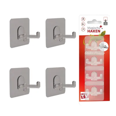 Produktbild von Magische Haken Klebehaken original V-Haken selbstklebend extra stark Wandhaken