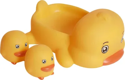 Zdjęcie produktu dla Eddy Toys - Zestaw zabawek do kąpieli 3 szt (Kaczka)