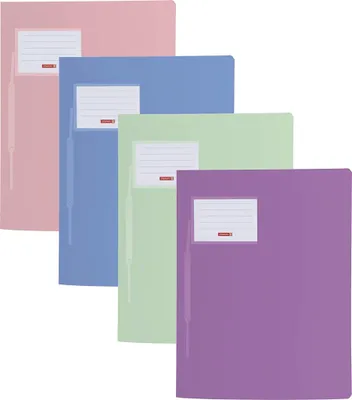 Produktbild von 4 Brunnen Marken-Schnellhefter A4 Hartplastik Fact!pp pastellfarben