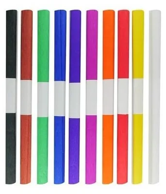 Zdjęcie produktu dla Bibuła marszczona w 10 kolorach arkusze 200 x 50 cm