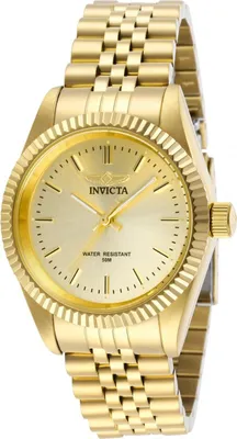 Obrázok produktu pre Invicta Specialty 29411 Dámske Hodinky - Quartz Hnutie - Nerezová Oceľ so Zlatým Ciferníkom - 36 mm