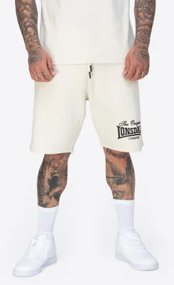 Immagine prodotto di Pantaloncini da uomo regular fit HULTON Beige/Nero XXL Lonsdale