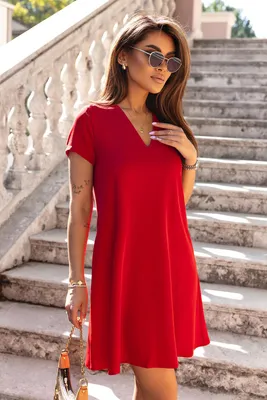Zdjęcie produktu dla Ivon Damska mini sukienka Vexa czerwona L
