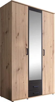 Produktbild von Kleiderschrank - Artisan Eichedekor - 120 x 197 cm - 3 Türen