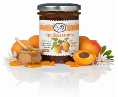 Obrázek produktu pro Aprikosenmus mit Akazienhonig 210g