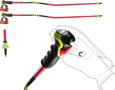 Produktbild von Leki Worldcup Race GS Carbon 3D Herren Alpin Racing Skistöcke 65267671 : 130 Länge: 130