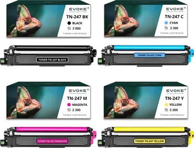 Immagine prodotto di 4x toner per Brother TN247B-247B TN247B CMYK = Nero + Blu + Rosso + Giallo | Sostituzione per DCP-L3510CDW DCP-L3550CDW HL-L3270 MFC-L3770CDW