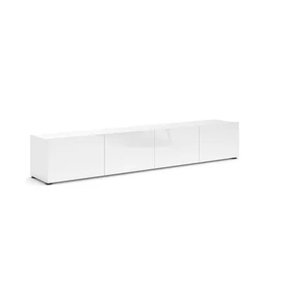 Produktbild von Lowboard >Mister< in weiss, Lack Hochglanz - 225x40x38cm (BxHxT)