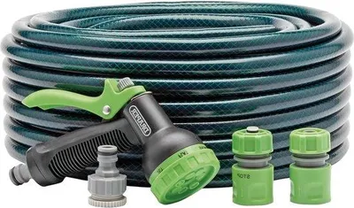 Produktbild von Gartenschlauch 30 m - Schlauchdurchmesser 12 mm mit Sprinkler - für Gartenbewässerung
