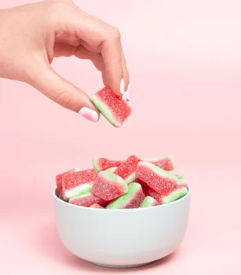 Obrázok produktu pre 1 kg ovocnej žuvačky s melónovou príchuťou