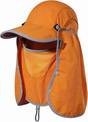 Produktbild von Fischerhut mit Nackenklappe, faltbar, UPF 50+ Sonnenschutz, winddicht, für Outdoor-Aktivitäten