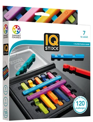 Produktbild von SmartGames IQ Stixx – Kompaktes Logikspiel mit 120 Herausforderungen