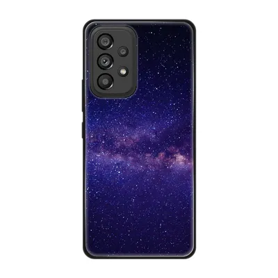 Produktbild von König Design Hülle kompatibel mit Samsung Galaxy A53 5G Kunststoff Soft Handyhülle - Handy Case Sternenhimmel