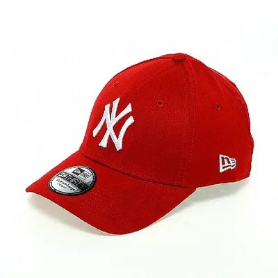 Zdjęcie produktu dla New Era 39thirty MLB League Basic NY Yankees Scarlet White Cap - L/XL