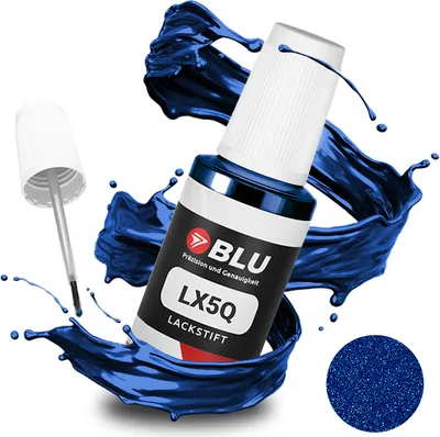 Produktbild von BLU Auto Lackstift Blau kompatibel für Audi LX5Q Scubablau | Auto Lack Reparatur Ausbesserungslack