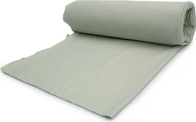 Produktbild von French Terry, Baumwolle Sweatshirtstoff, Hellgrau 50 x 185 cm