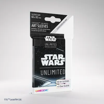 Image de Star Wars : Unlimited Art Sleeves - Dos de carte noir