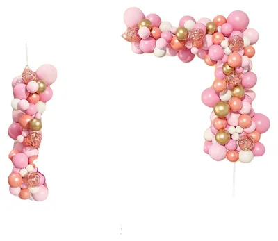 Produktbild von Hochzeits-Hintergrundständer, 2 x 2 Meter Ballonständer, einschließlich 2 Blumenständer, Tragfähigkeit: 8 kg, Montage erforderlich, modernes Stahl-Design