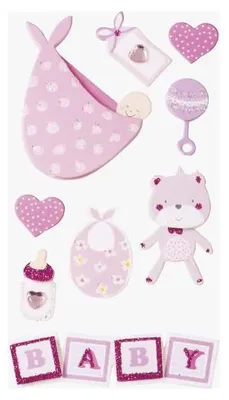 Produktbild von HEYDA 203780630 Stick-On's-Mix Baby Girl 2 75 x 165 cm