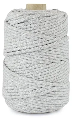 Produktbild von Baumwollseil gedreht 5mm 100m Grau