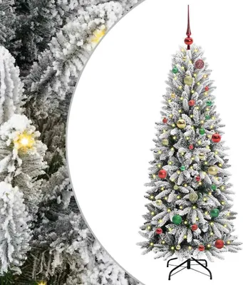 Imagen del producto de vidaXL Árbol de Navidad artificial, color blanco, 150 cm