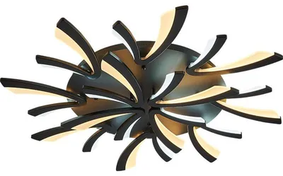 Produktbild von XW062Black-12  LED Deckenleuchte mit Fernbedienung Lichtfarbe/ Helligkeit einstellbar  dimmbar LED Deckenlampe