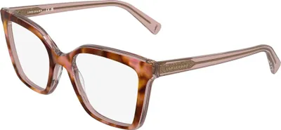 Produktbild von Longchamp LO2795 Rose havana/transparent rose 53/19/140 Damen Brillen