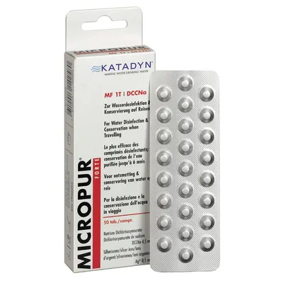 Produktbild von Micropur Forte Wasserdesinfektionstabletten 25 Stück Katadyn MF 1T