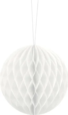 Immagine prodotto di Palla a nido d'ape 10 cm bianco