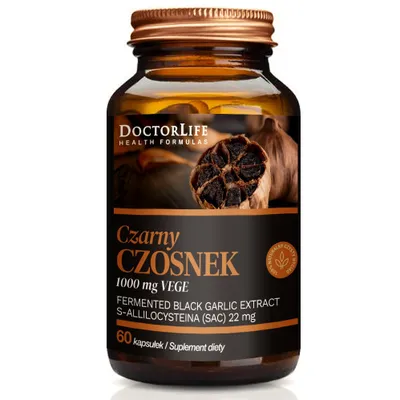 Produktbild von Doctor Life Czarny Czosnek, 60 kapsułek