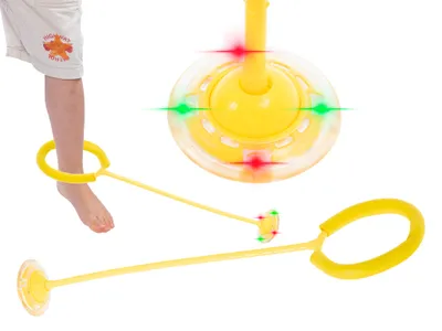 Produktbild von Hula Hop Beinsprungball leuchtende LED gelb
