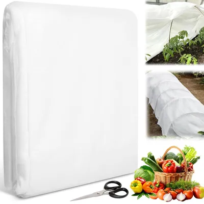 Produktbild von Wintervlies für Pflanzen, Frostschutz 1,5 * 10 m, Vlies zum Pflanzenschutz im Winter (17 g/m²)