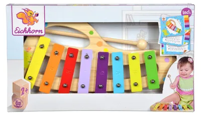 Obrázek produktu pro Eichhorn Music Xylophone, Hudební hračka, 2 rok/roky, Vícebarevný