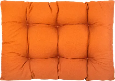 Produktbild von Best Wool rückenlehne für palettenkissen, wetterfestes europaletten polster mit Polyurethanflockfüllung – orange 120x80 cm
