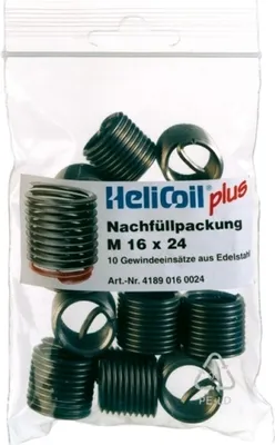 Immagine prodotto di Helicoil 4189 012 0012 Set Di Inserti Filettati, M12 X 12 Mm, 10 Pezzi Helicoil