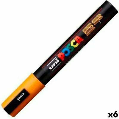 Obrázok produktu pre Dekoračný popisovač, 1,8-2,5 mm, UNI "Posca", žiarivý žltý
