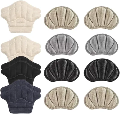 Imagen del producto de Plantillas de espuma, 8 pares, 5 colores, para evitar rozaduras dentro del calzado