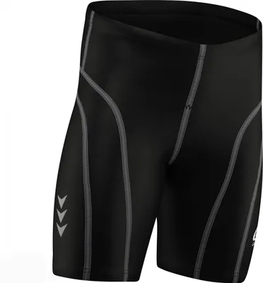 Produktbild von Radhose Fahrradhose Radlerhose Gepolsterte Coolmax (Polyesterfasern) Radler-Shorts, Größe:S, Farbe:Grau