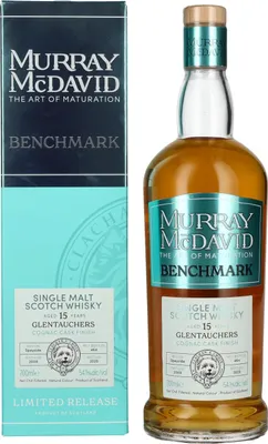 Produktbild von Murray McDavid BENCHMARK 15 Years Old GLENTAUCHERS Cognac Cask Finish 2009 54,1% Vol. 0,7l in Geschenkbox