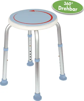 Produktbild von Vital Comfort Duschhocker, höhenverstellbar, 360 Grad drehbar